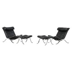 Pair of Lounge Chairs Mod. Ari by Arne Norell for Norell AB, Sweden 1966