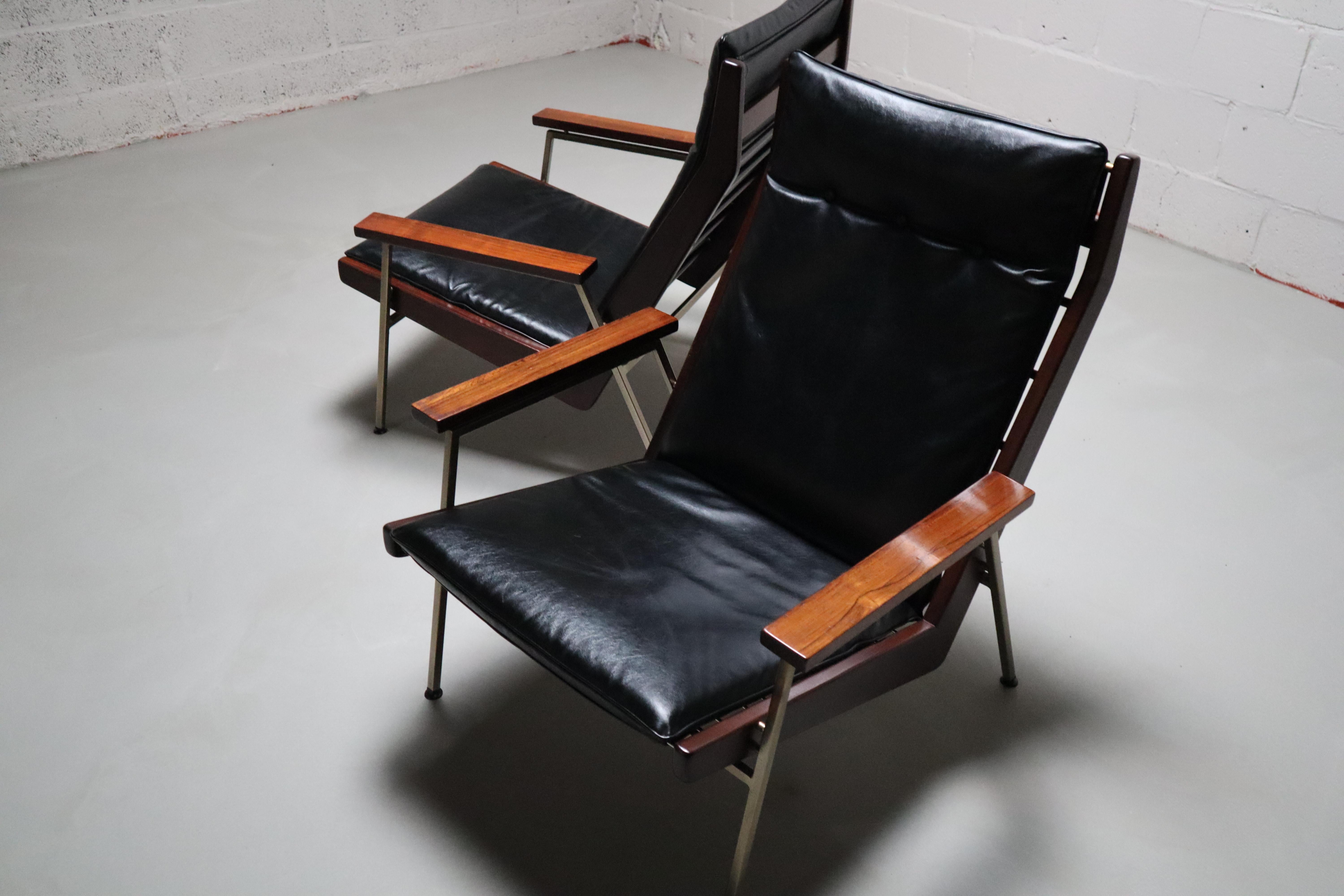Paar Loungesessel Modell 1611 von Rob Parry für De Ster Gelderland, 1952 im Angebot 5