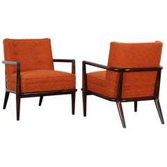Pair of Lounge Chairs Model No. 1721 by T.H. Robsjohn-Gibbings, 1950s