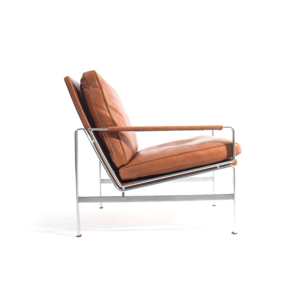 Pair of Lounge Chairs Preben Fabricius and Jorgen Kastholm In Excellent Condition In New York, NY