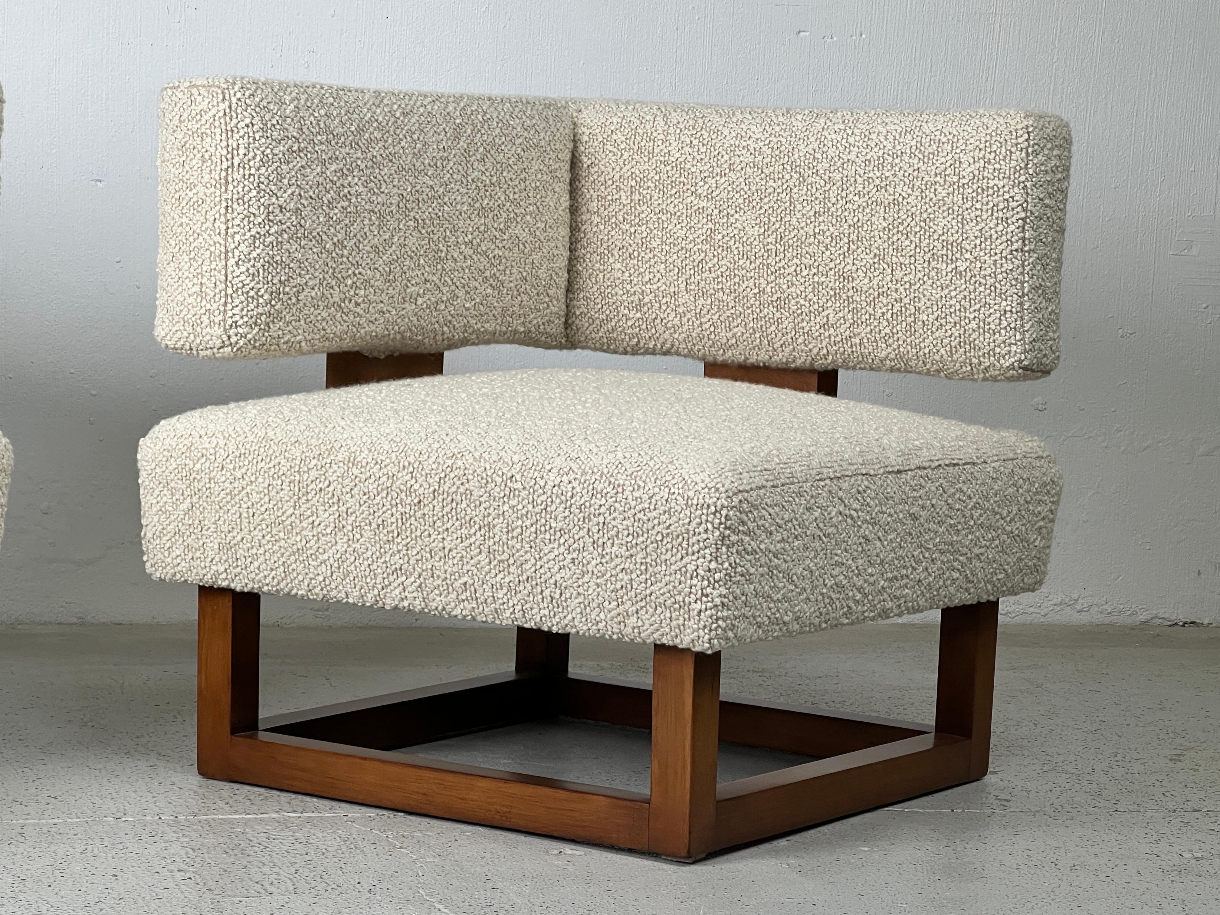 Pair of Lounge Chairs / Settee by Brown Saltman  9