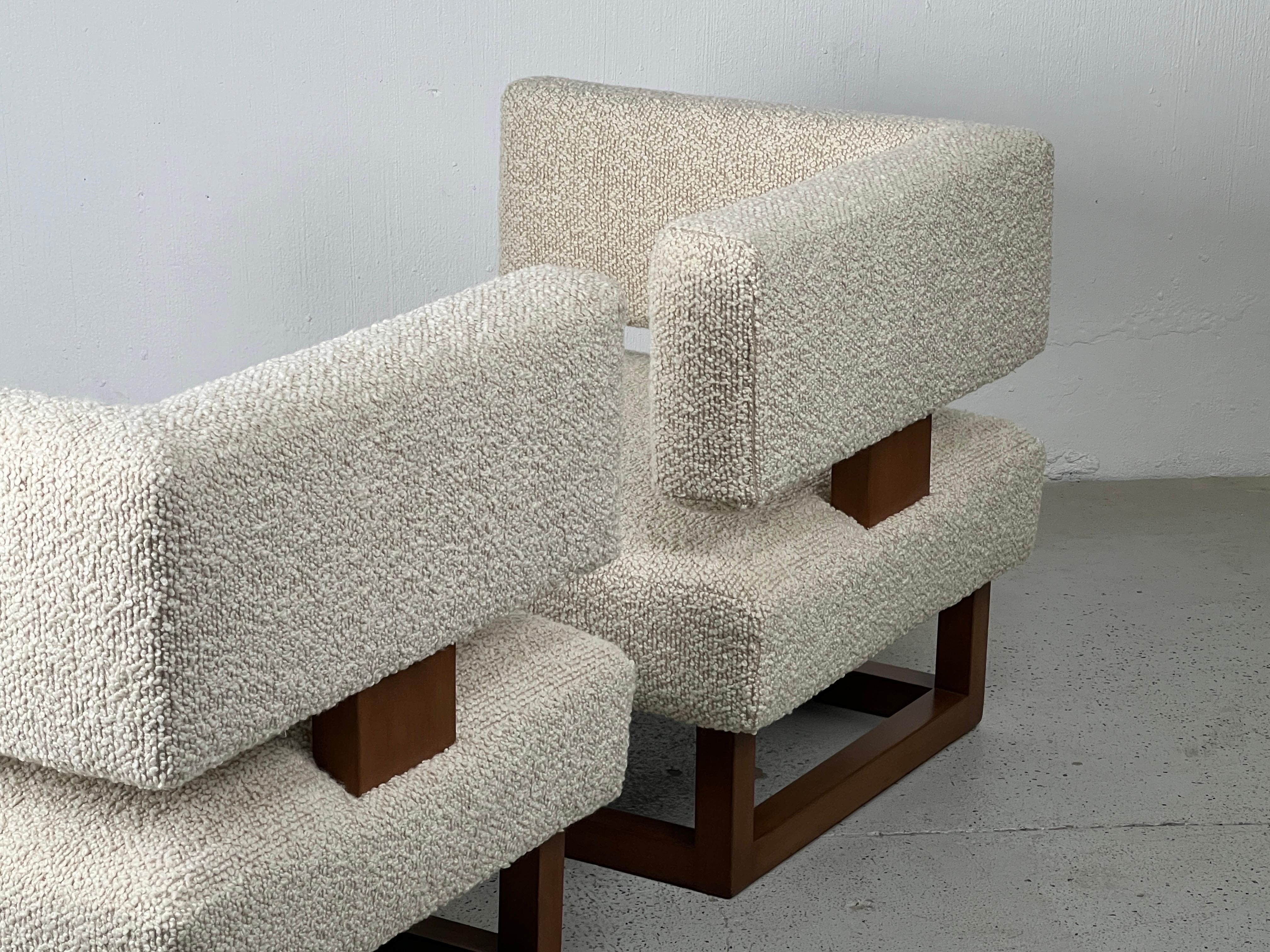 Pair of Lounge Chairs / Settee by Brown Saltman  10