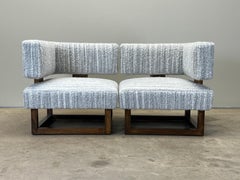 Pair of Lounge Chairs / Settee by Brown Saltman