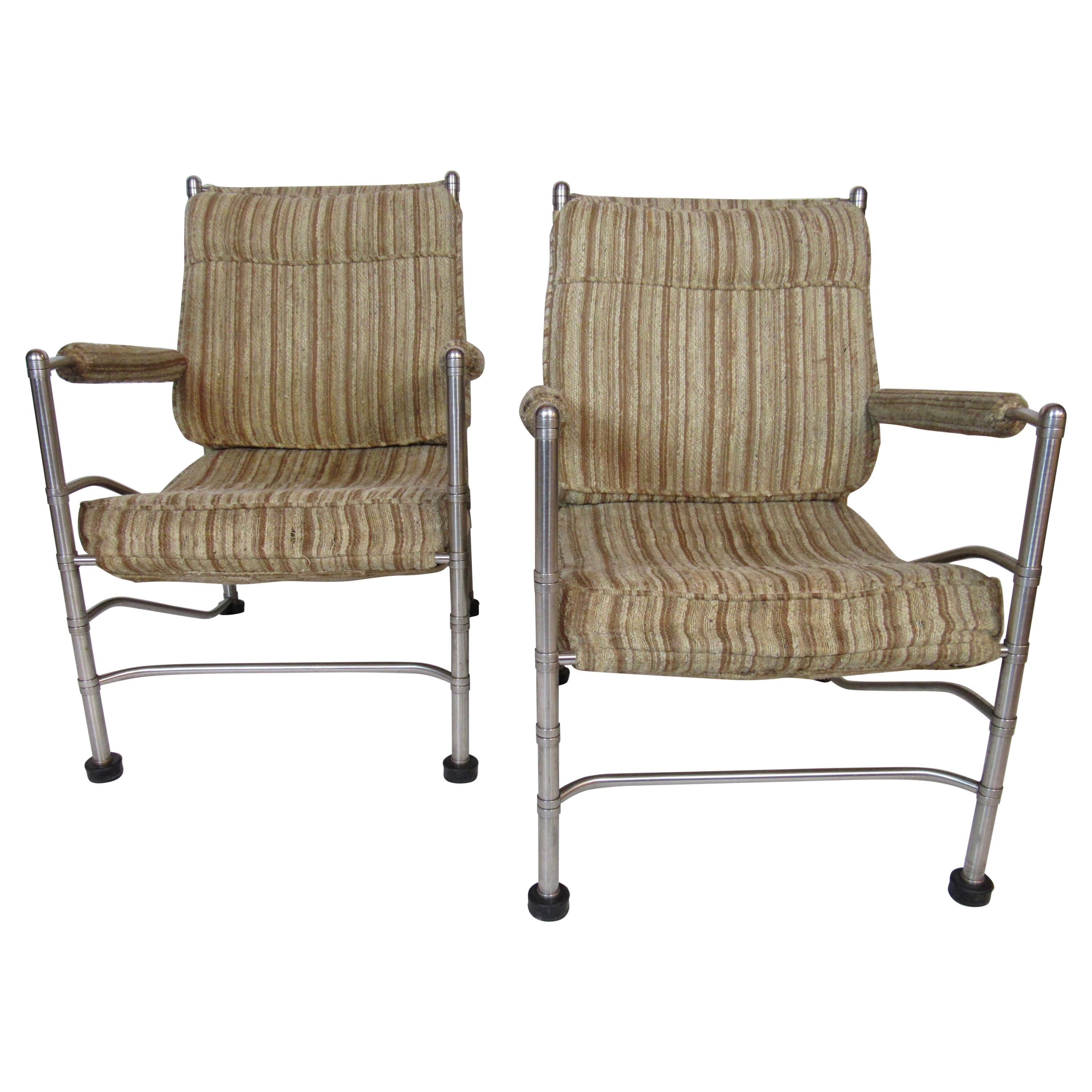 Pair of Lounge Chairs Warren McArthur Style No. 1014 AUR, circa 1935