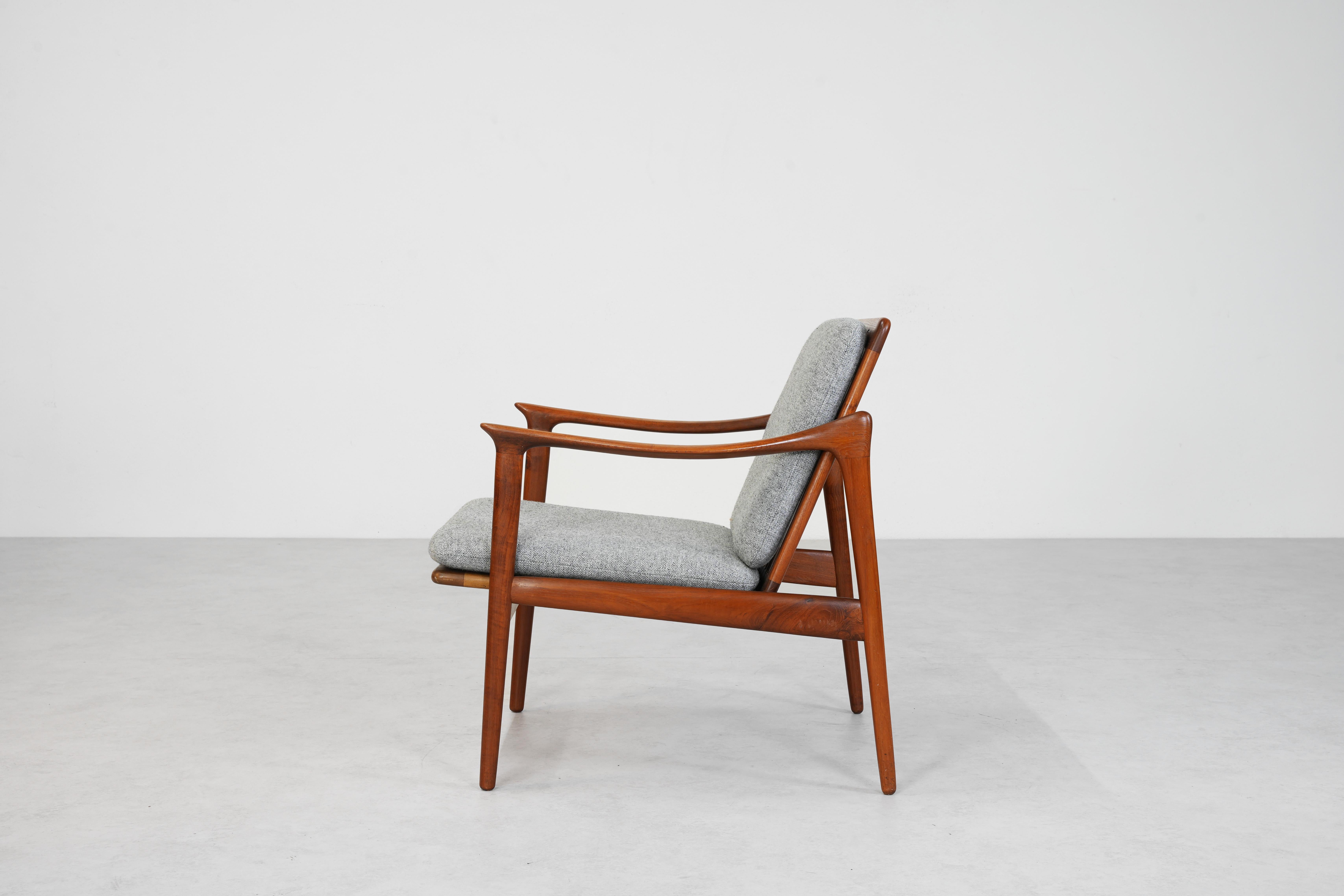 Paire de fauteuils de salon de Frederik Kayser pour Vatne Mobler, Norwary années 1960 en vente 3