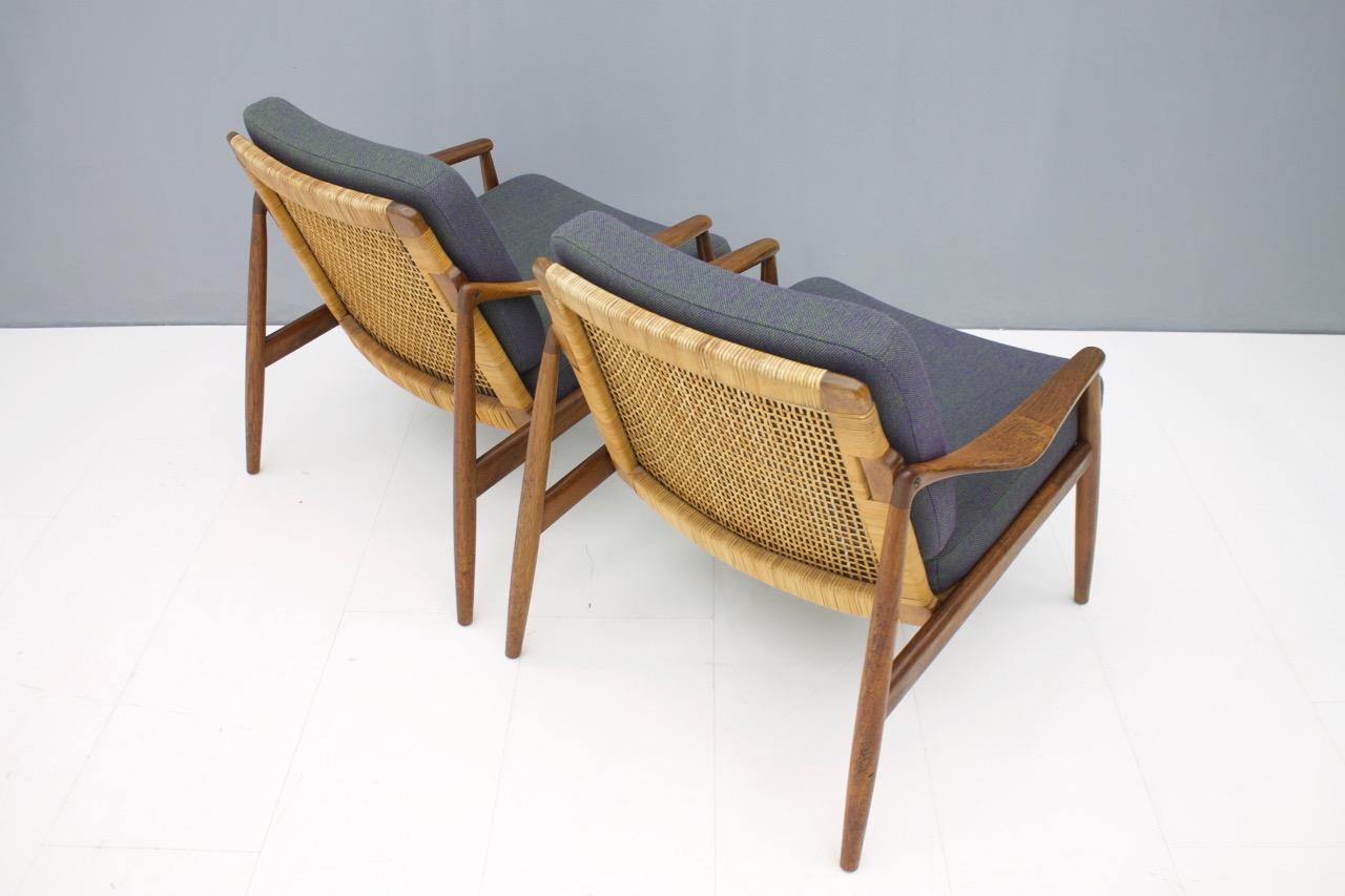 Pair of Lounge Easy Chairs by Hartmut Lohmeyer for Wilkhahn, 1956s 3