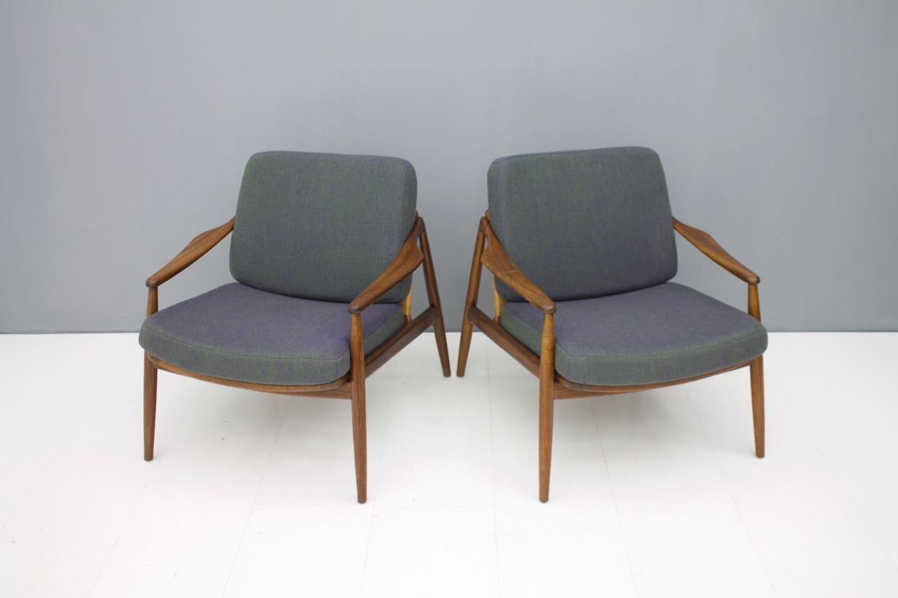 Pair of Lounge Easy Chairs by Hartmut Lohmeyer for Wilkhahn, 1956s 4