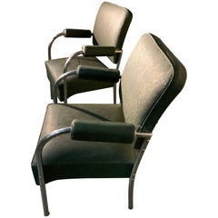 Paire de chaises longues/de bureau de Gilbert Rohde