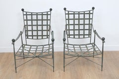 Pair of Lounge Patio Chairs by Mario Papperzini for Salterini