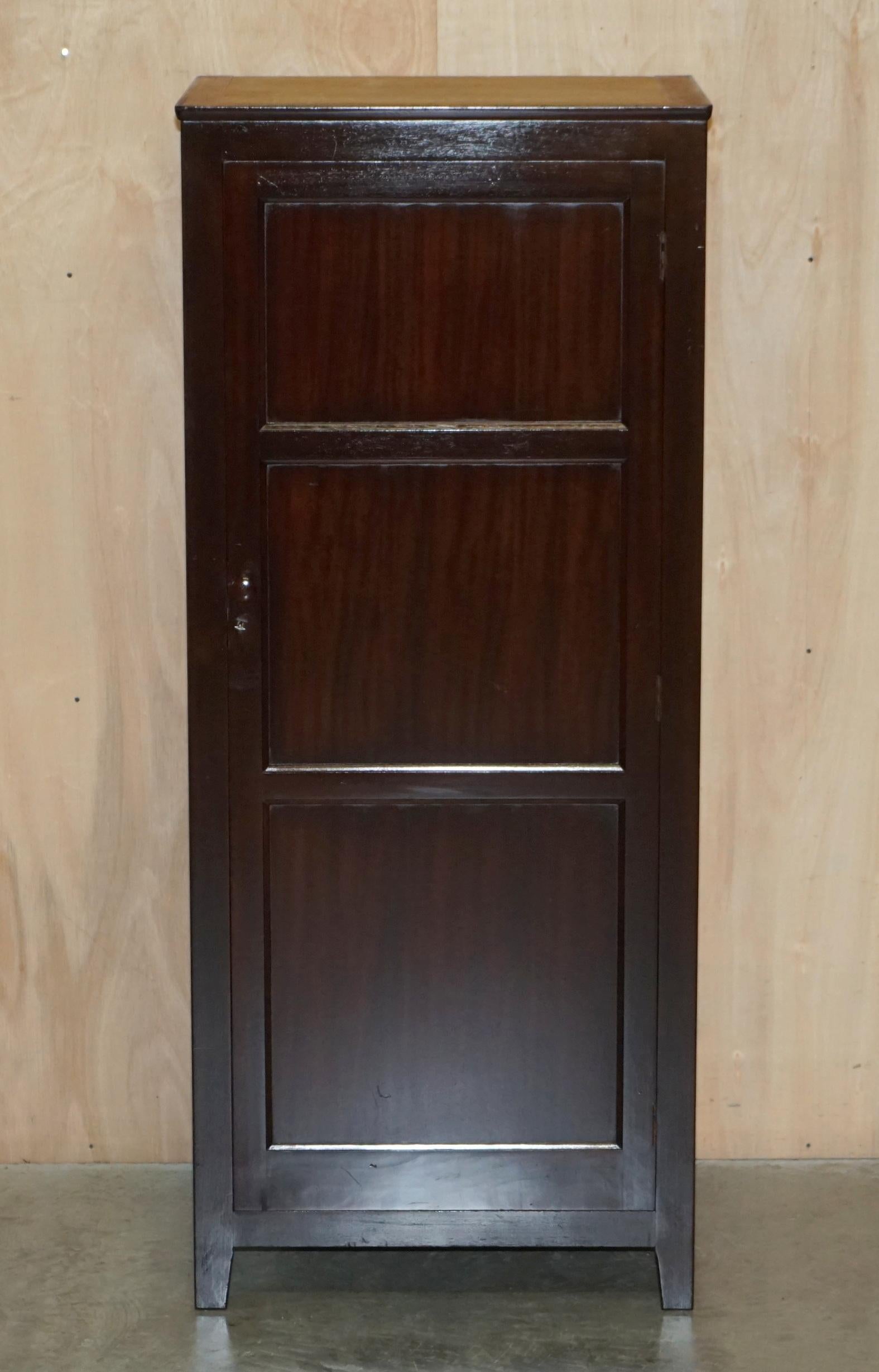 Pair of Lovely 1962 Stamped Air Ministry Single Door Wardrobes / Cloak Cupboards 3