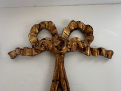 Pair of Lovely Bow Motif French Candle Sconces