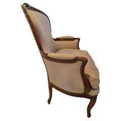 Pair of lovely walnut Louis XV bergeres