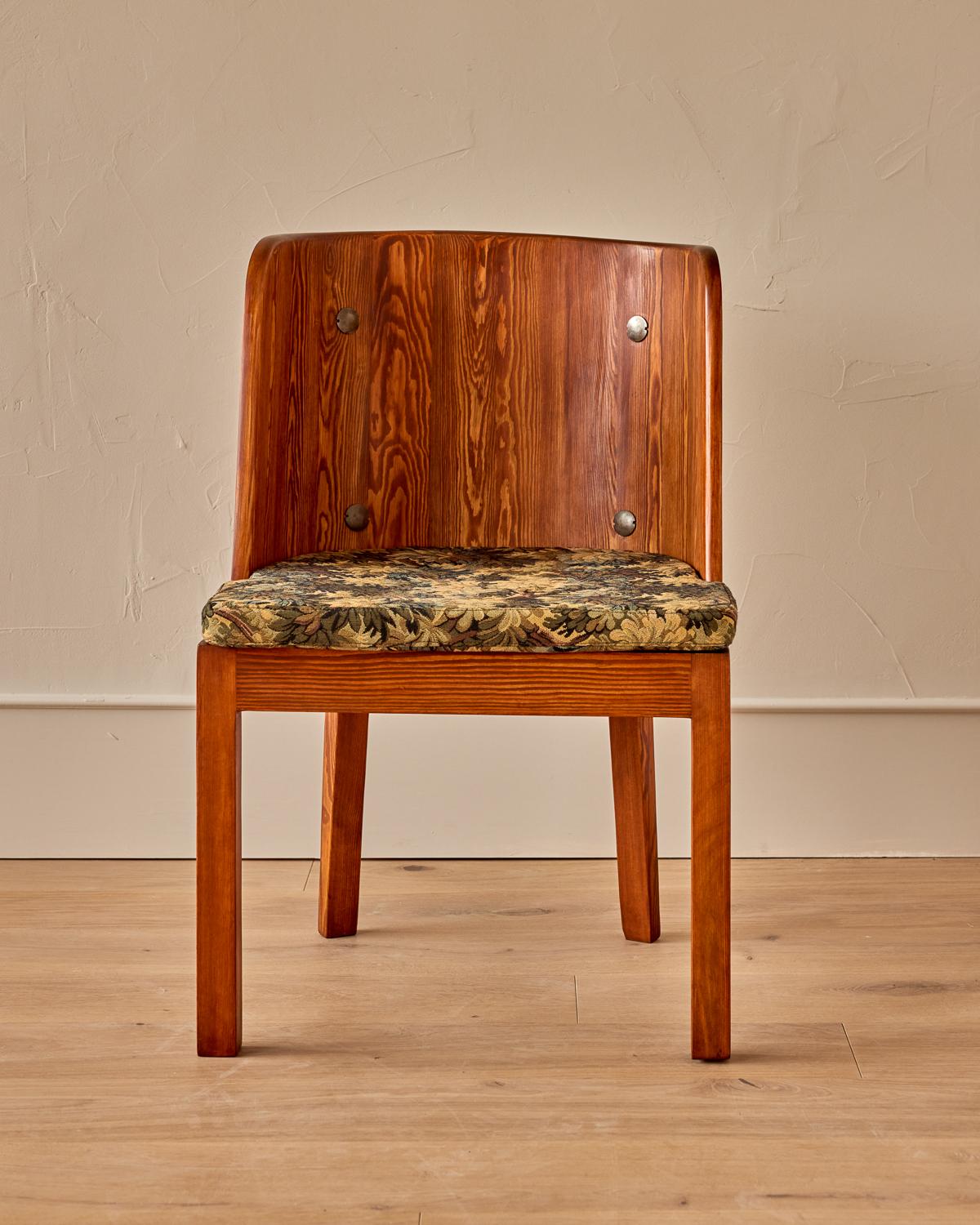 Swedish Pair of Lovö Chairs by Axel Einar Hjorth For Sale