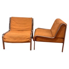 Paire de fauteuils bas circa 1970 Airborne