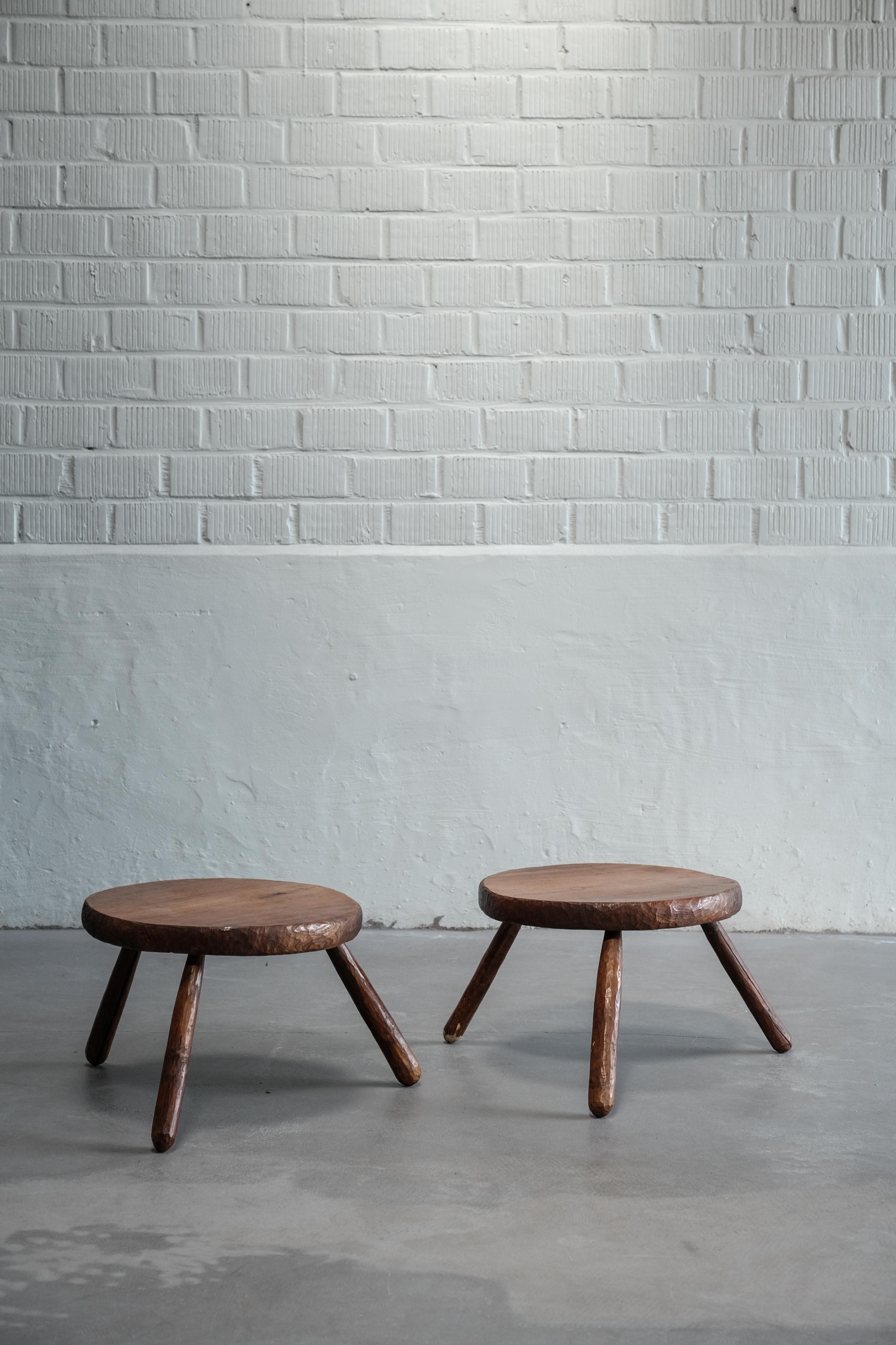 Hand made pair of low butalist coffeetables! Sold as a set. 