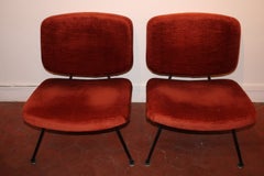 Pair of Low Chairs CM190, Designed by Pierre Paulin