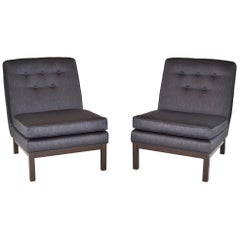 Pair of Slipper Lounge Chairs by Kipp Stewart for Directional 1960s