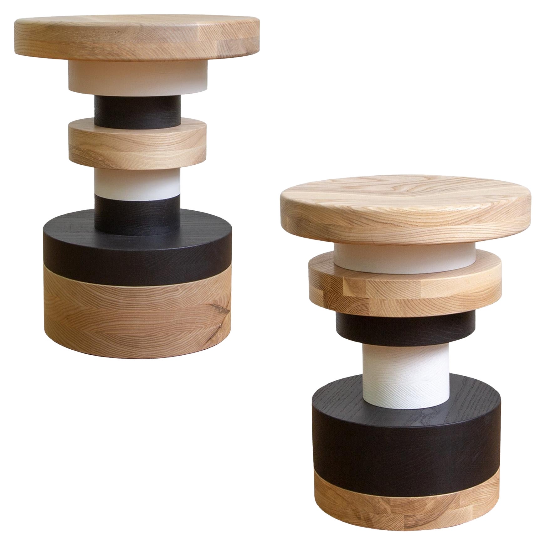 Pair of Low Sass Stool from Souda, Dining Chair, Seating, Shape A & B