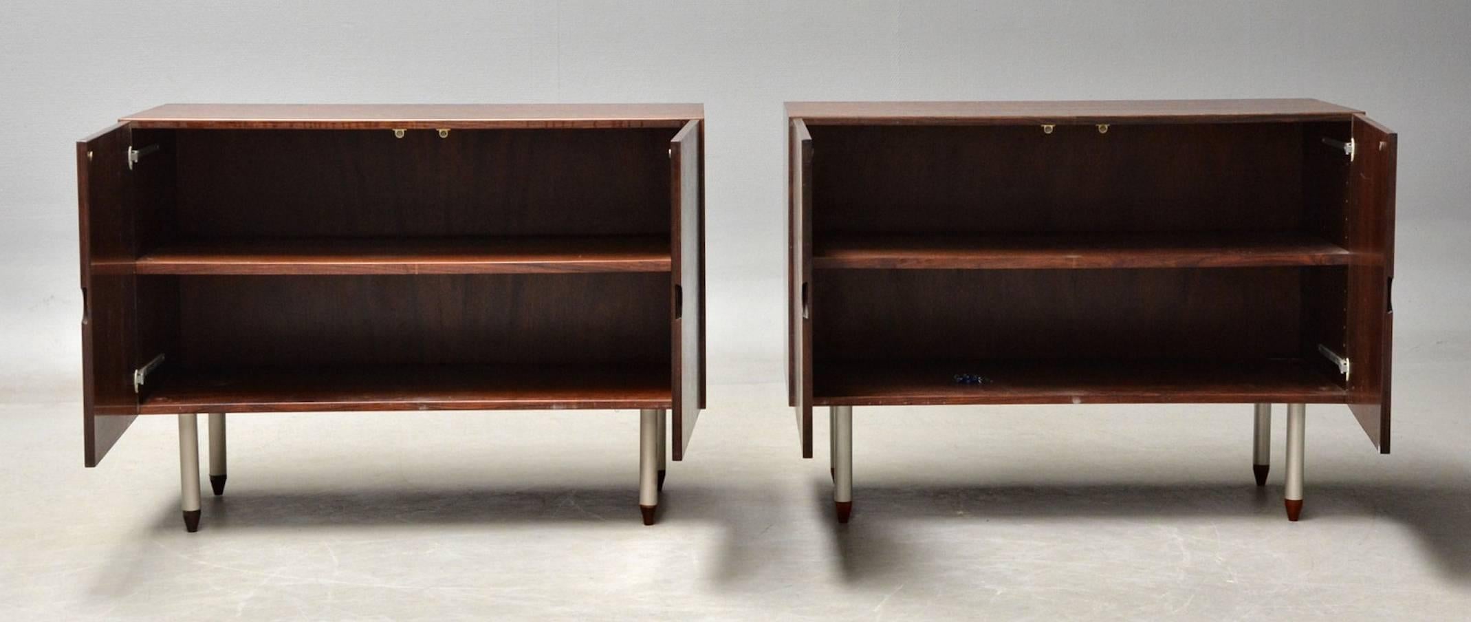 Pair of Low Sideboards In Good Condition For Sale In Paris, FR