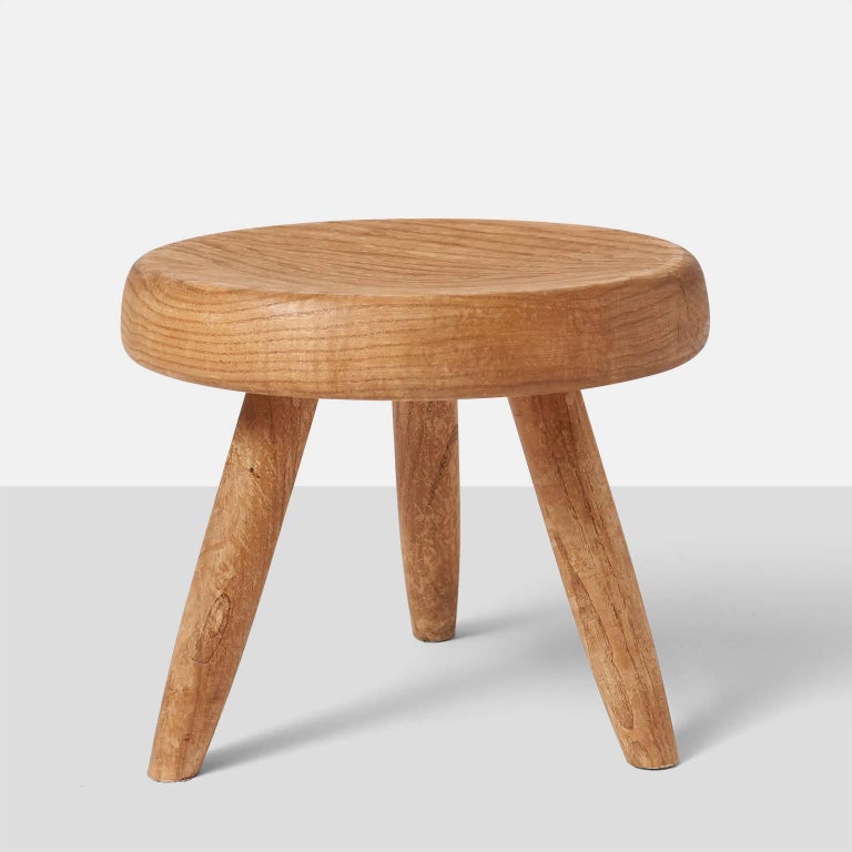 Modern A Low Stool by Charlotte Perriand For Sale