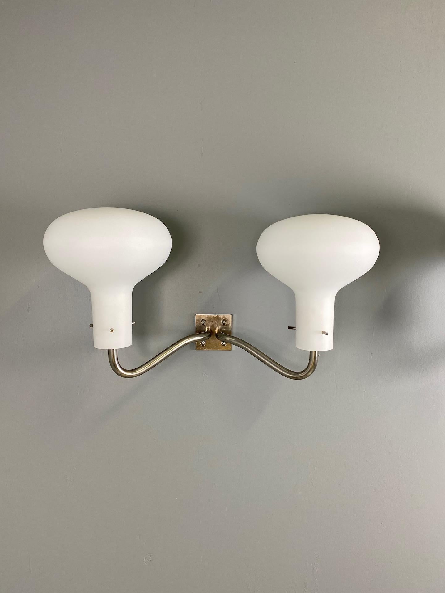 Pair of LP 12 Sconces by Ignazio Gardella for Azucena In Good Condition In Rovereta, SM