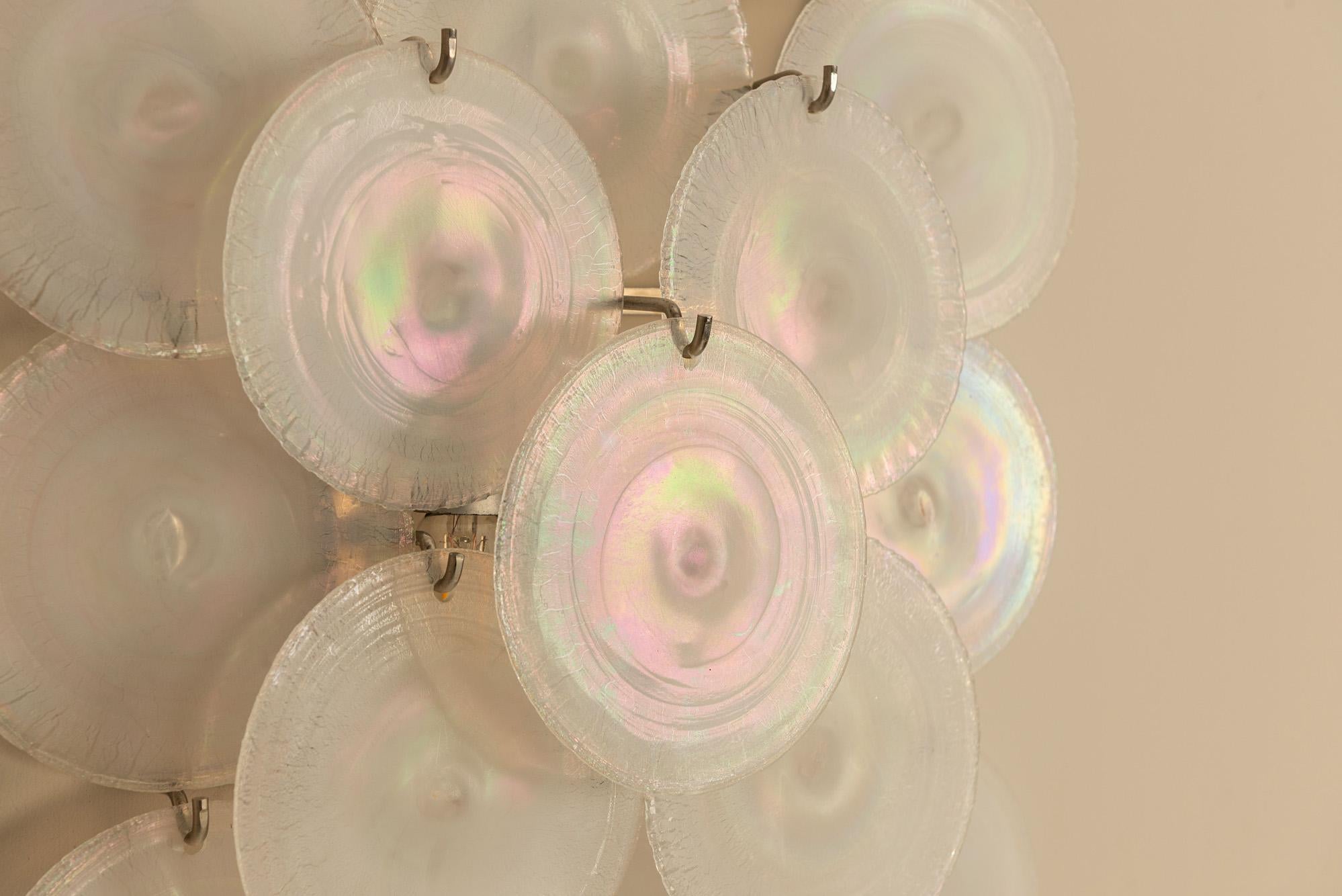 Pareja de apliques LP 235 de Carlo Nason para Mazzega, Italia1970s en venta 4