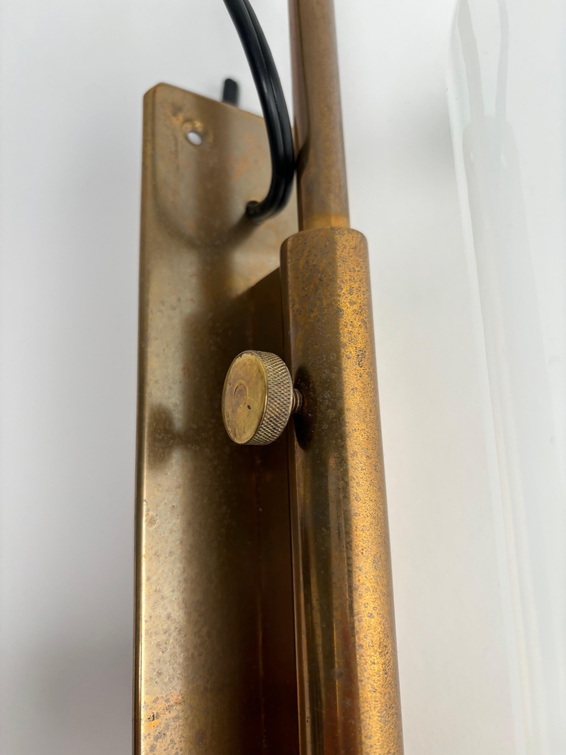 Italian Pair of LP10 Wall Lights by Luigi Caccia Dominioni, Azucena Bidone (Old Version)