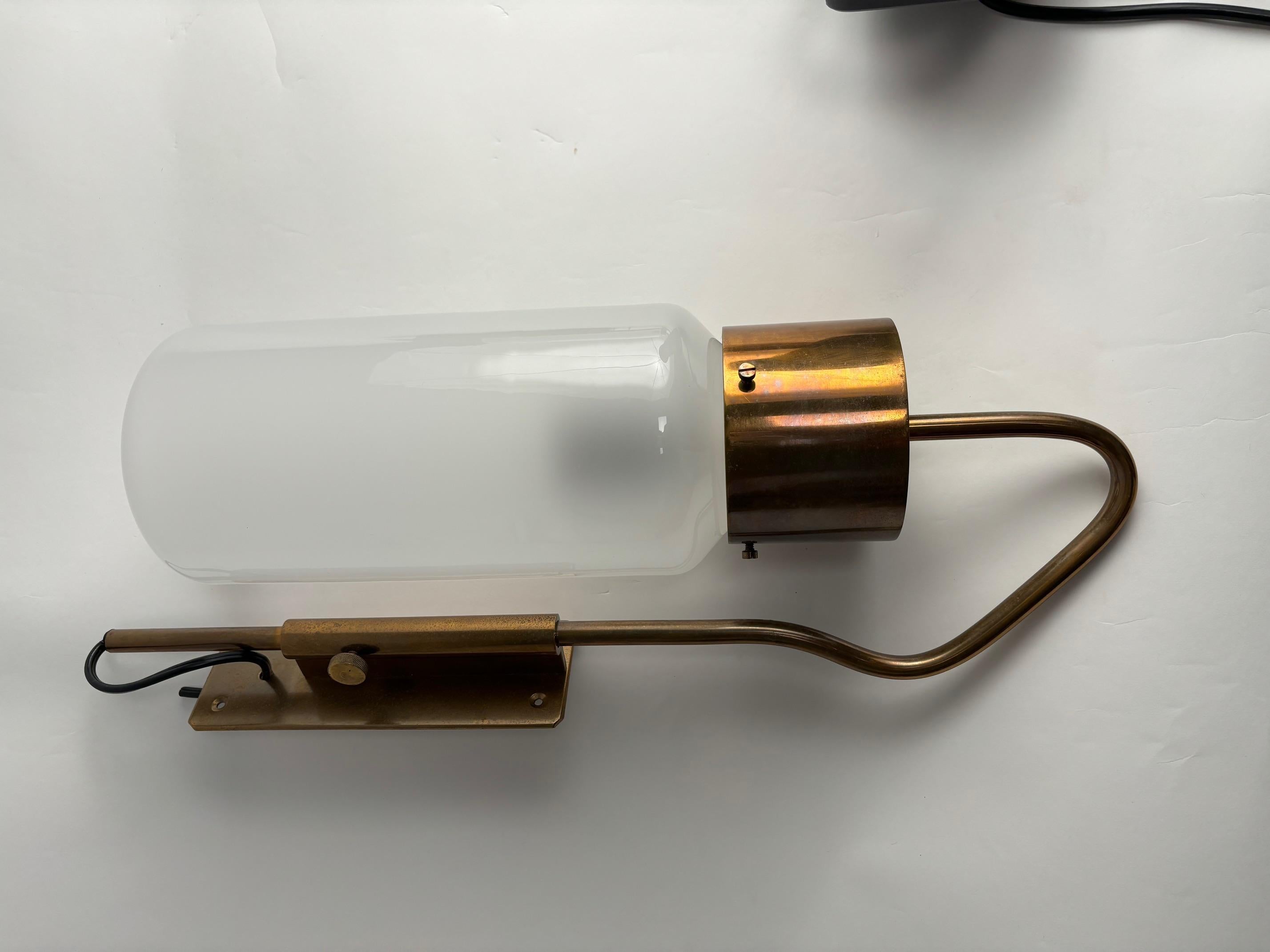 Mid-20th Century Pair of LP10 Wall Lights by Luigi Caccia Dominioni, Azucena Bidone (Old Version)