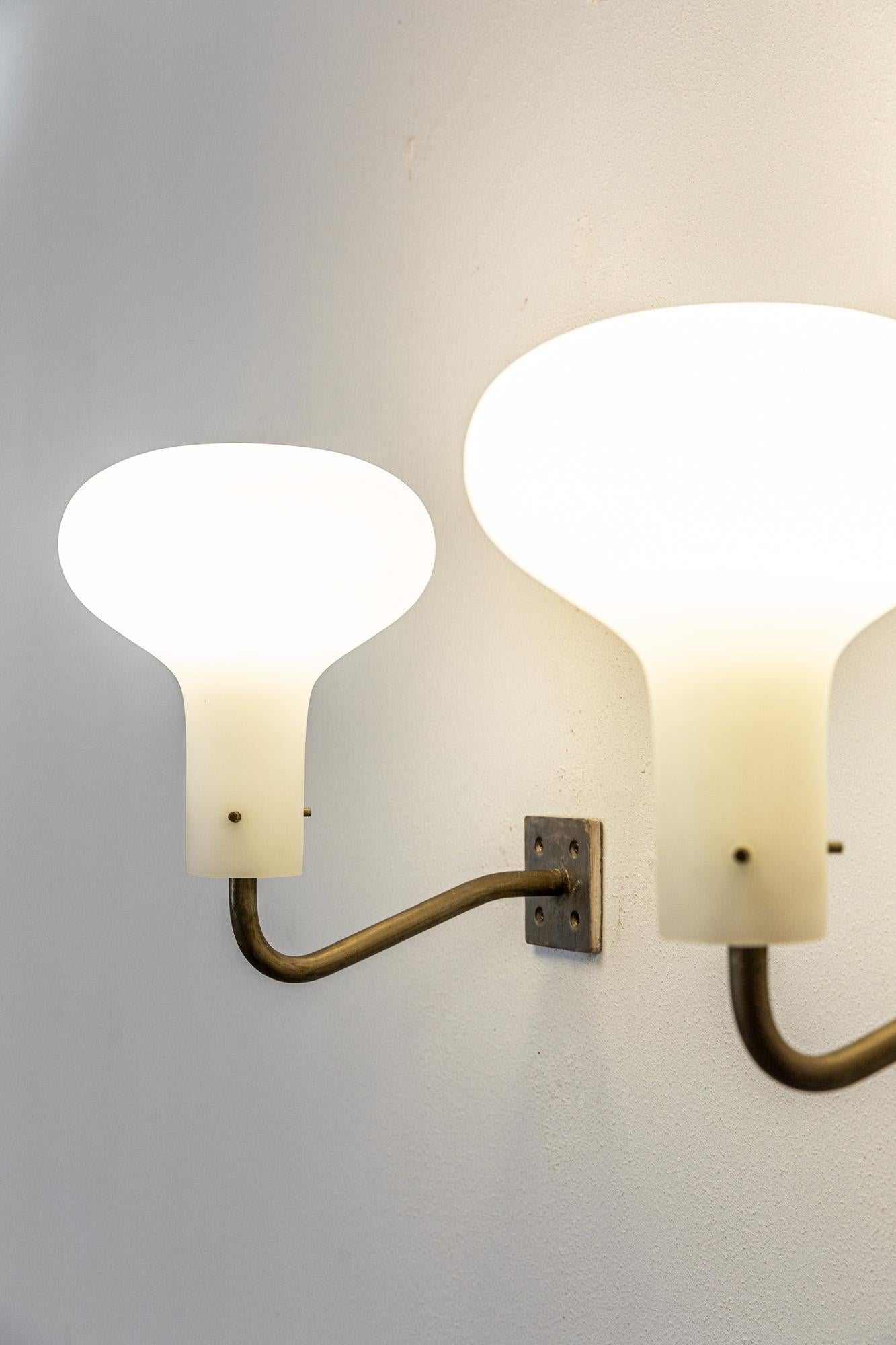 Pair of LP12 wall lights by Ignazio Gardella for Azucena, Italy, 1950 6