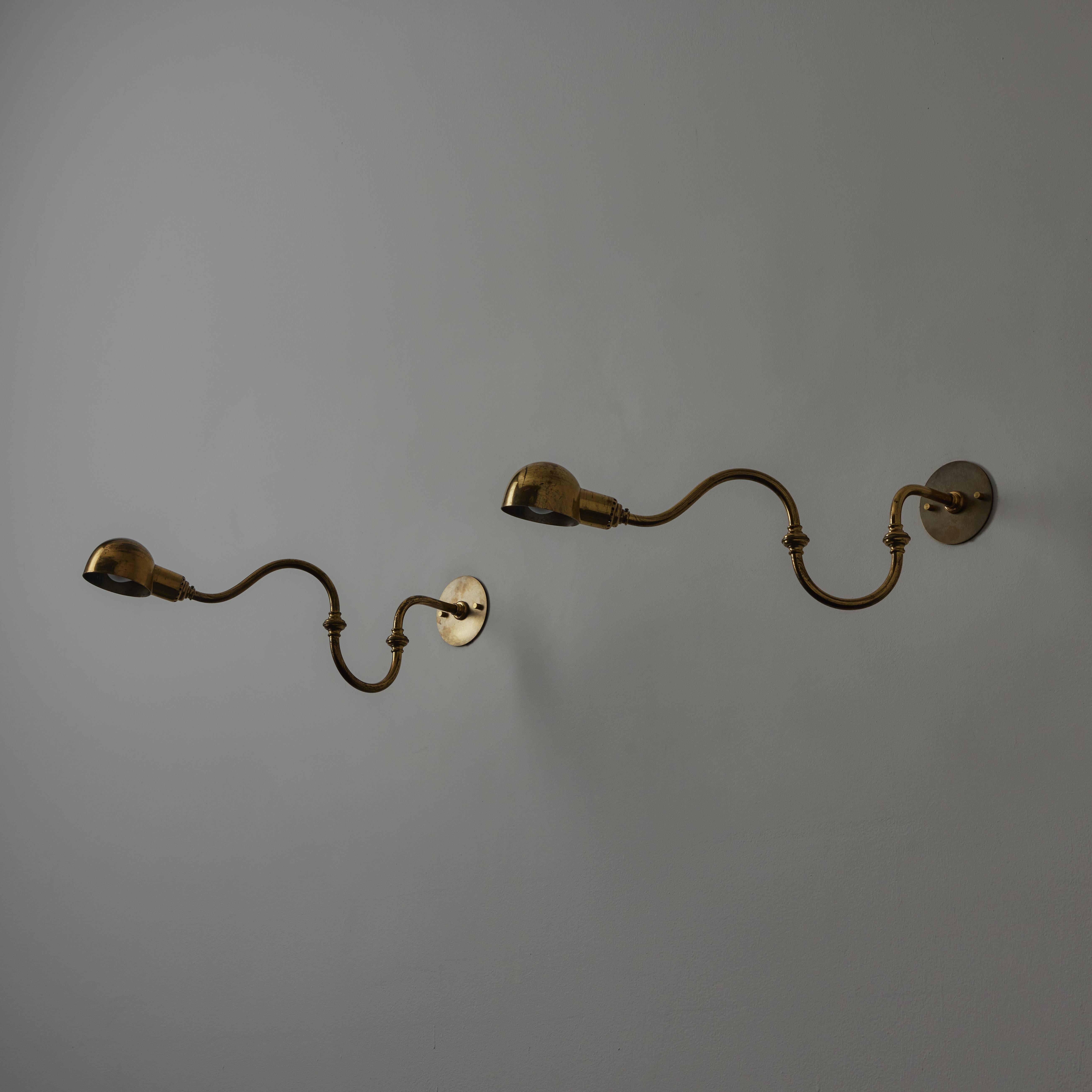Italian Pair of LP15 'Tromba' Sconces by Luigi Caccia Dominioni for Azucena
