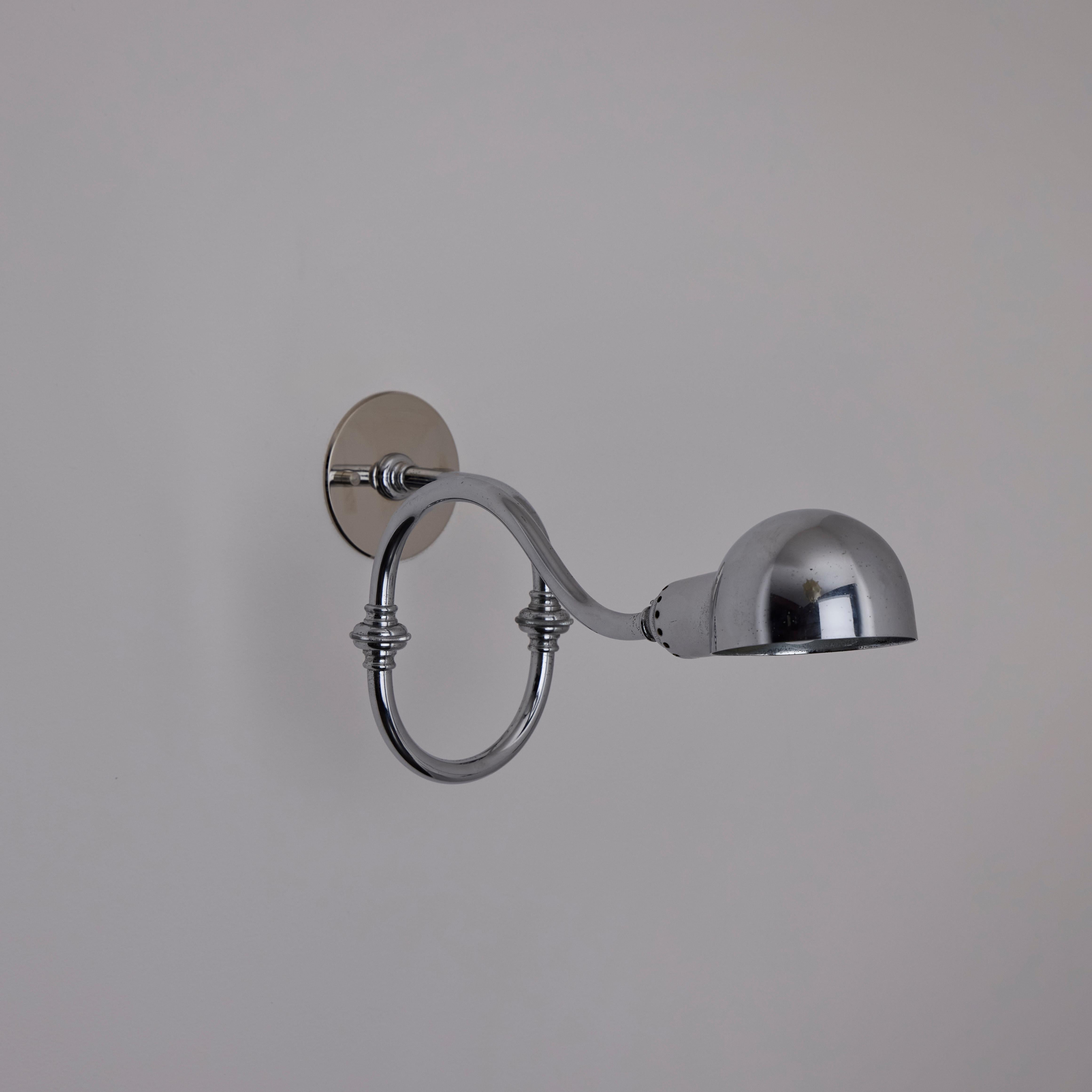 Patinated Pair of LP15 'Tromba' Sconces by Luigi Caccia Dominioni for Azucena For Sale