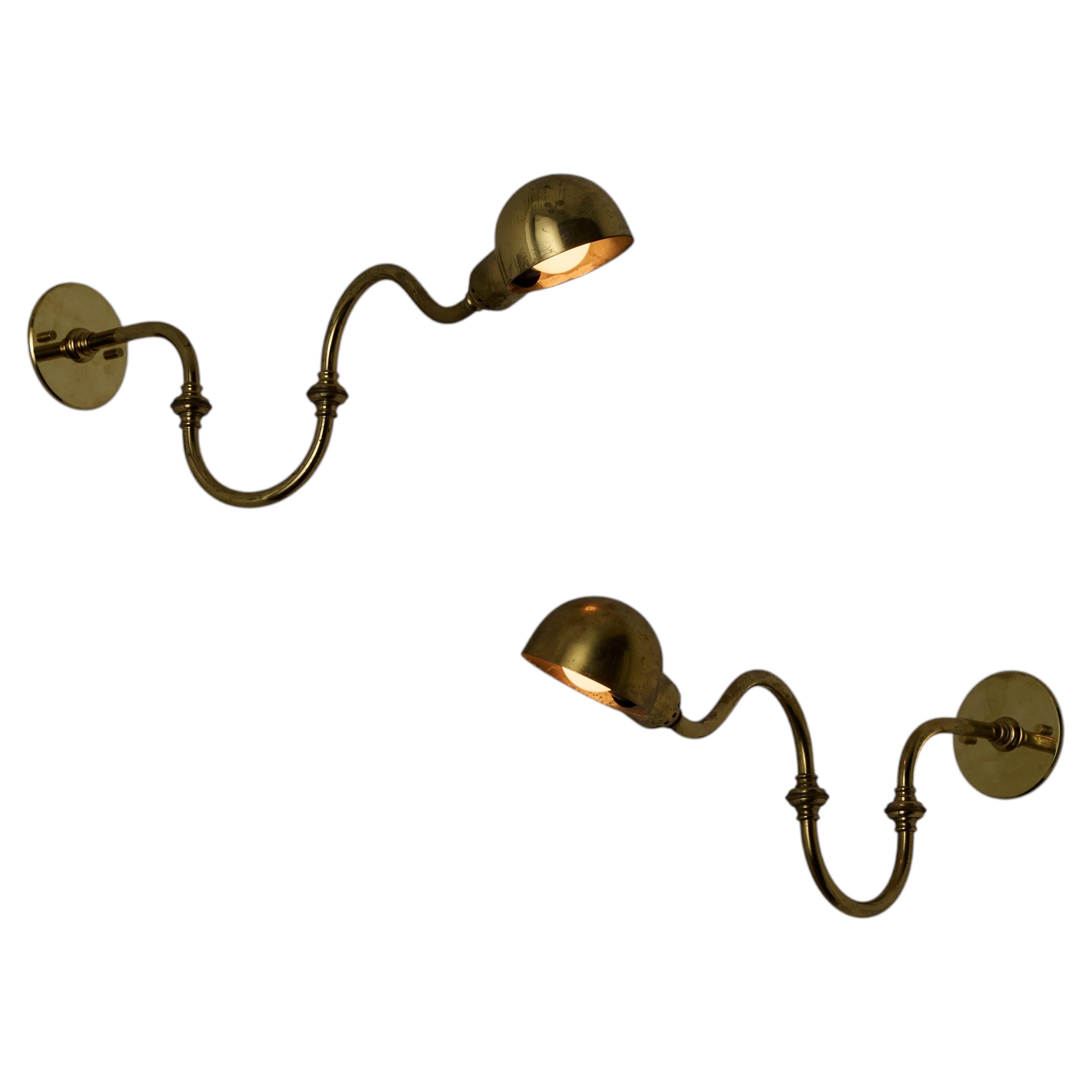 Pair of LP15 'Tromba' Sconces by Luigi Caccia Dominioni for Azucena