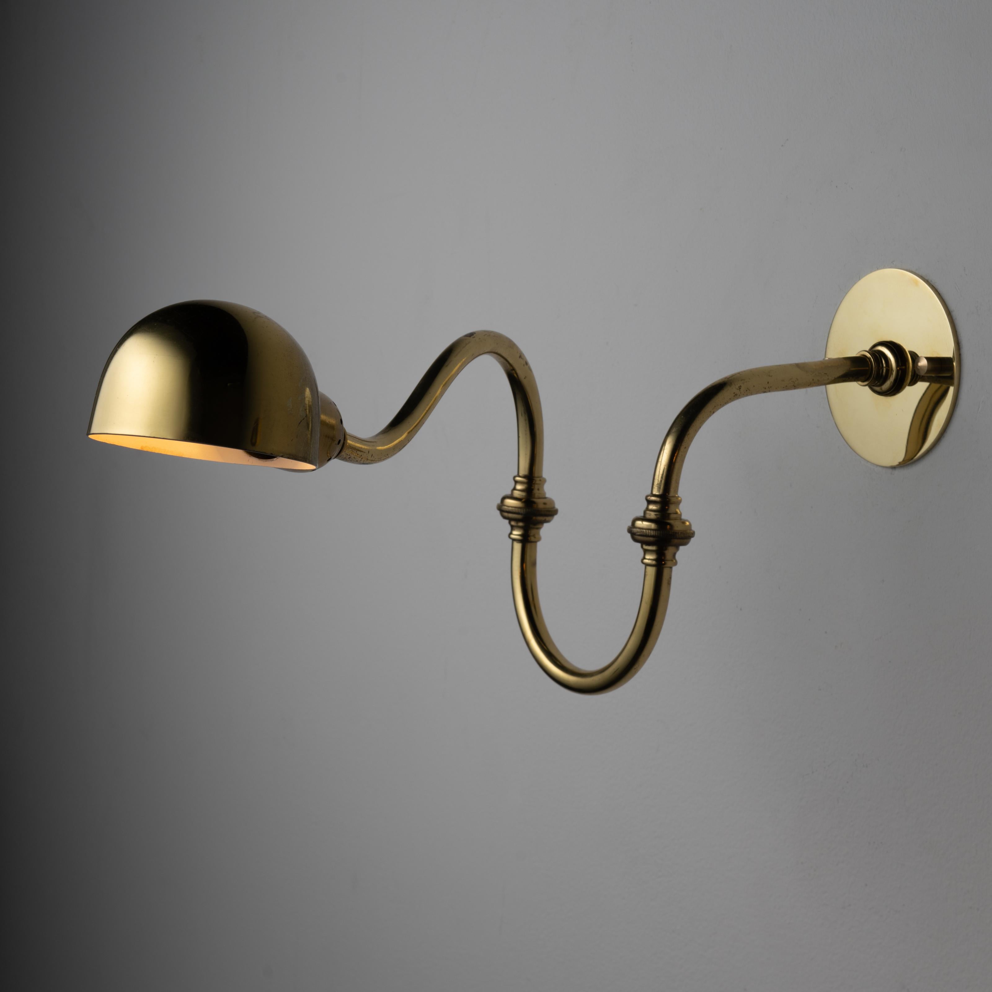 Enameled Pair of LP15 Tromba Wall Lamps by Luigi Caccia Dominioni for Azucena