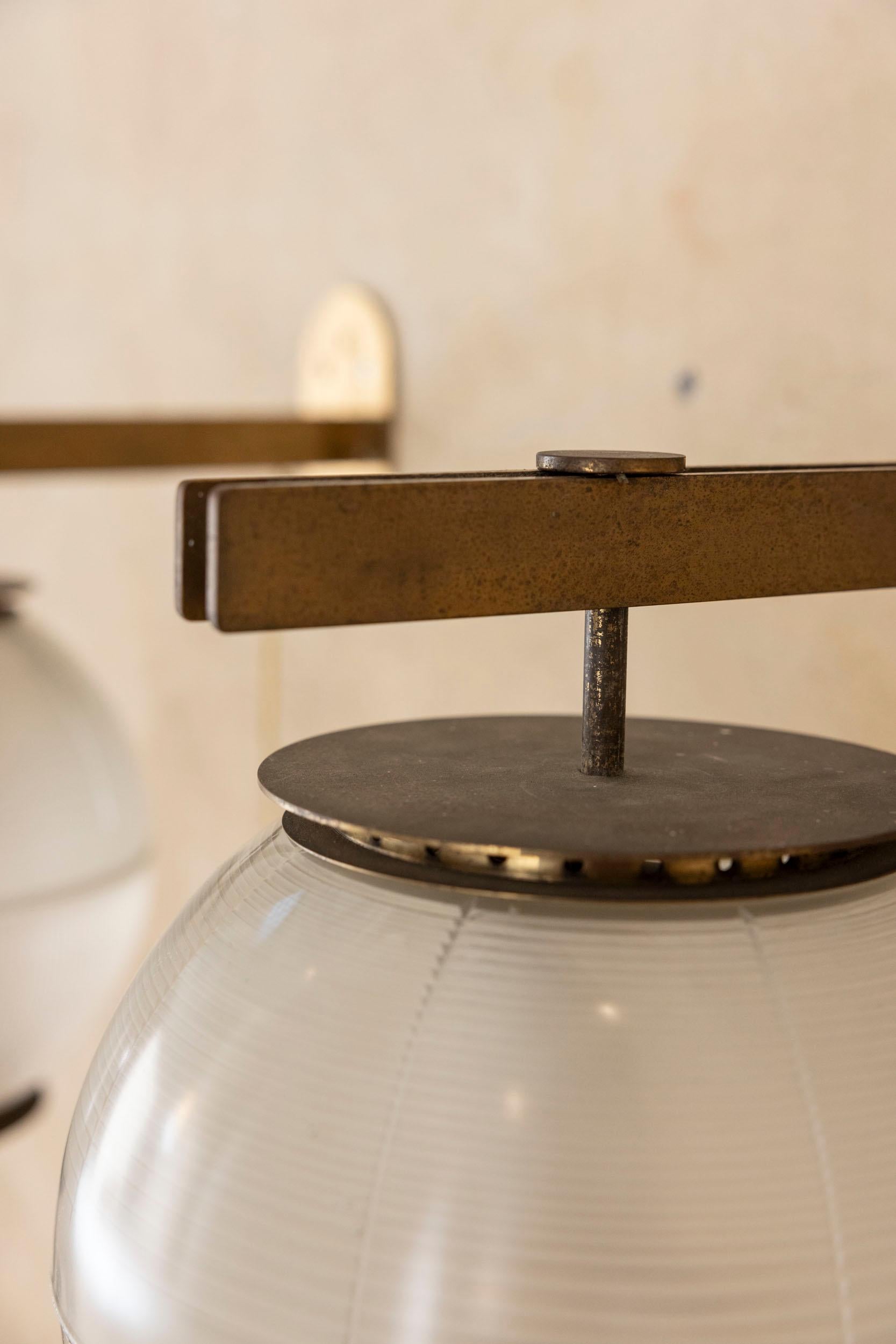 Pair of Lp7 wall lamps by Ignazio Gardella for Azucena, Italy, 1955 4