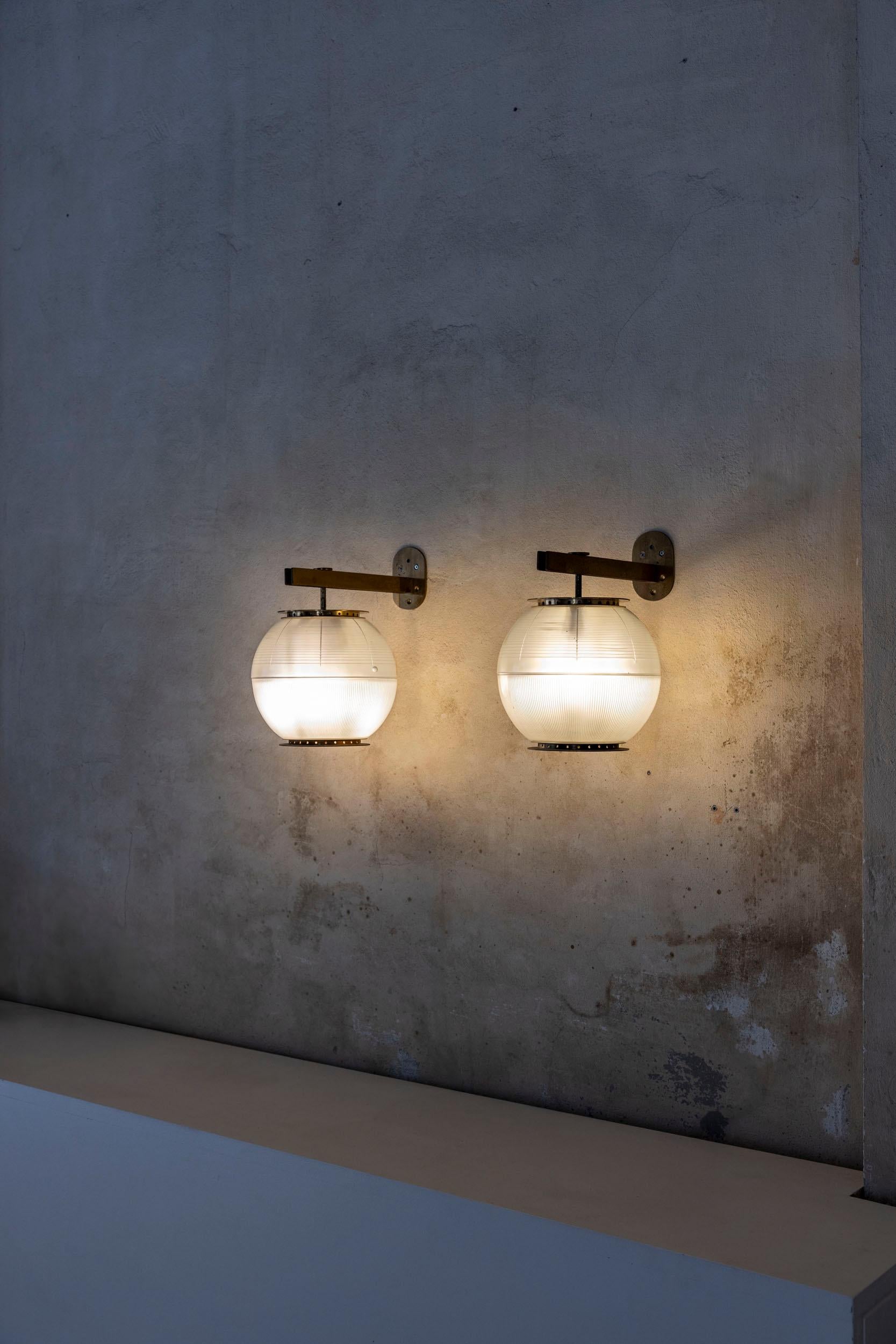 Italian Pair of Lp7 wall lamps by Ignazio Gardella for Azucena, Italy, 1955