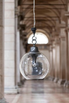 Pair of LS10 " Boccia" lamps designed by Luigi Caccia Dominioni for Azucena