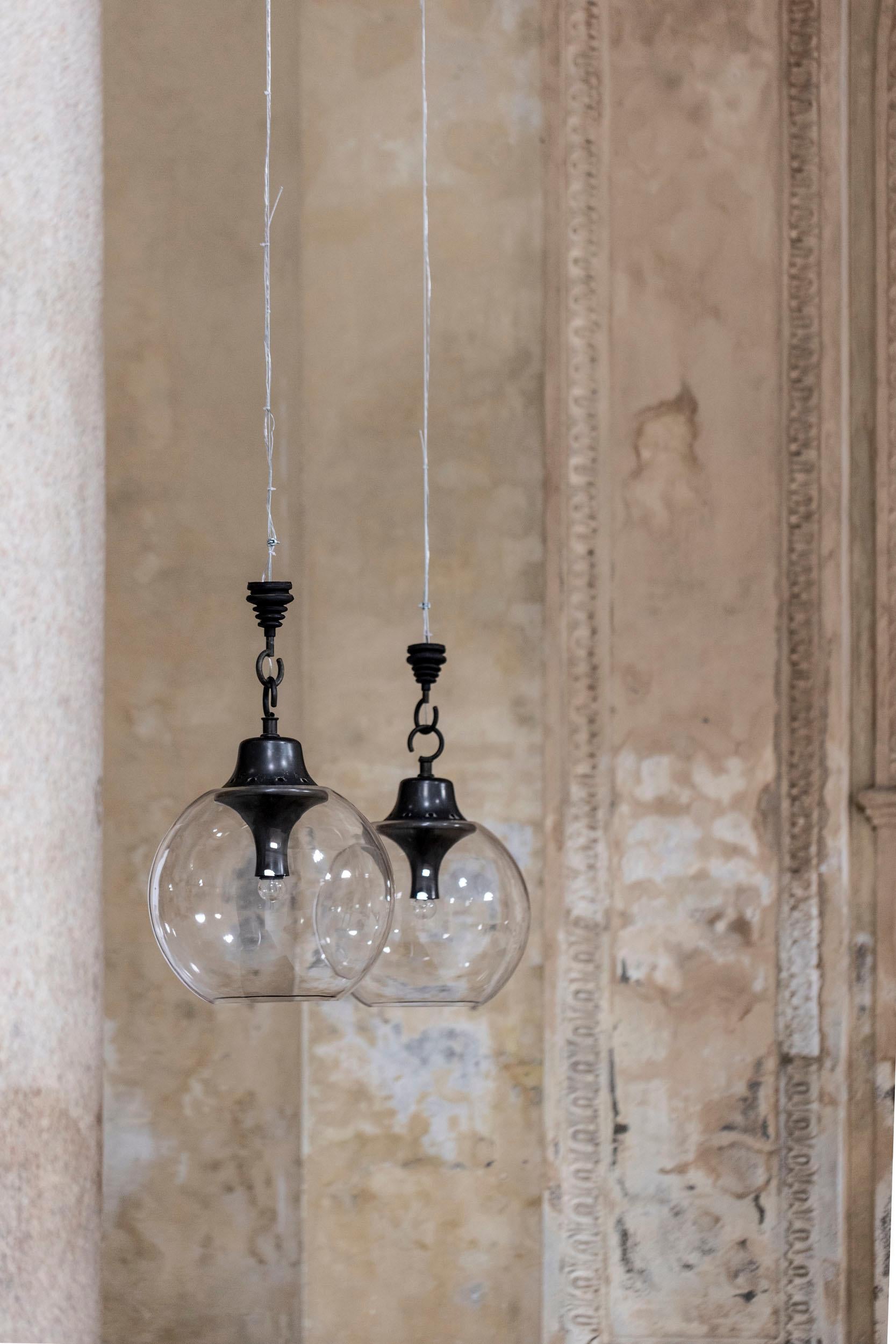 Metà XX secolo Coppia di lampade LS10 