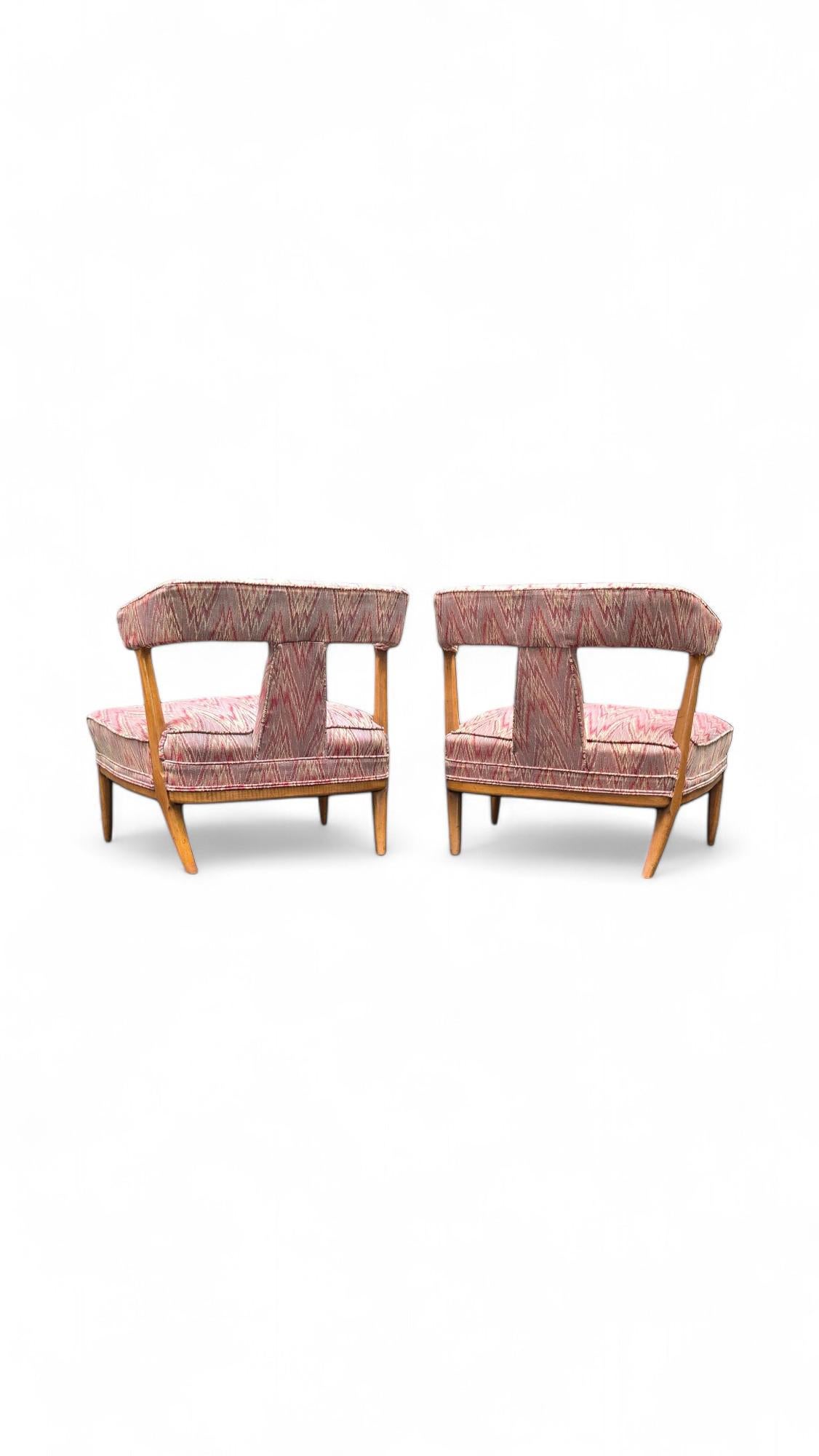 Paar Lubberts & Mulder Tomlinson Sophisticate Oversized Lounge Stühle (amerikanisch) im Angebot