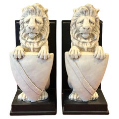 Pair of Lucerne Lion Bookends by HPI