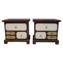Paire de tables de chevet italiennes mi-siècle modernes de Luciano Frigerio, années 1960