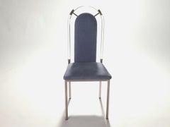 Pair of Lucite and Gunmetal Chairs by Maison Jansen, 1970s