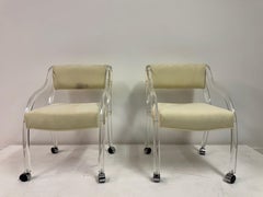 Pareja De Sillones De Lucite, Estadounidenses, Circa 1970s-1980s