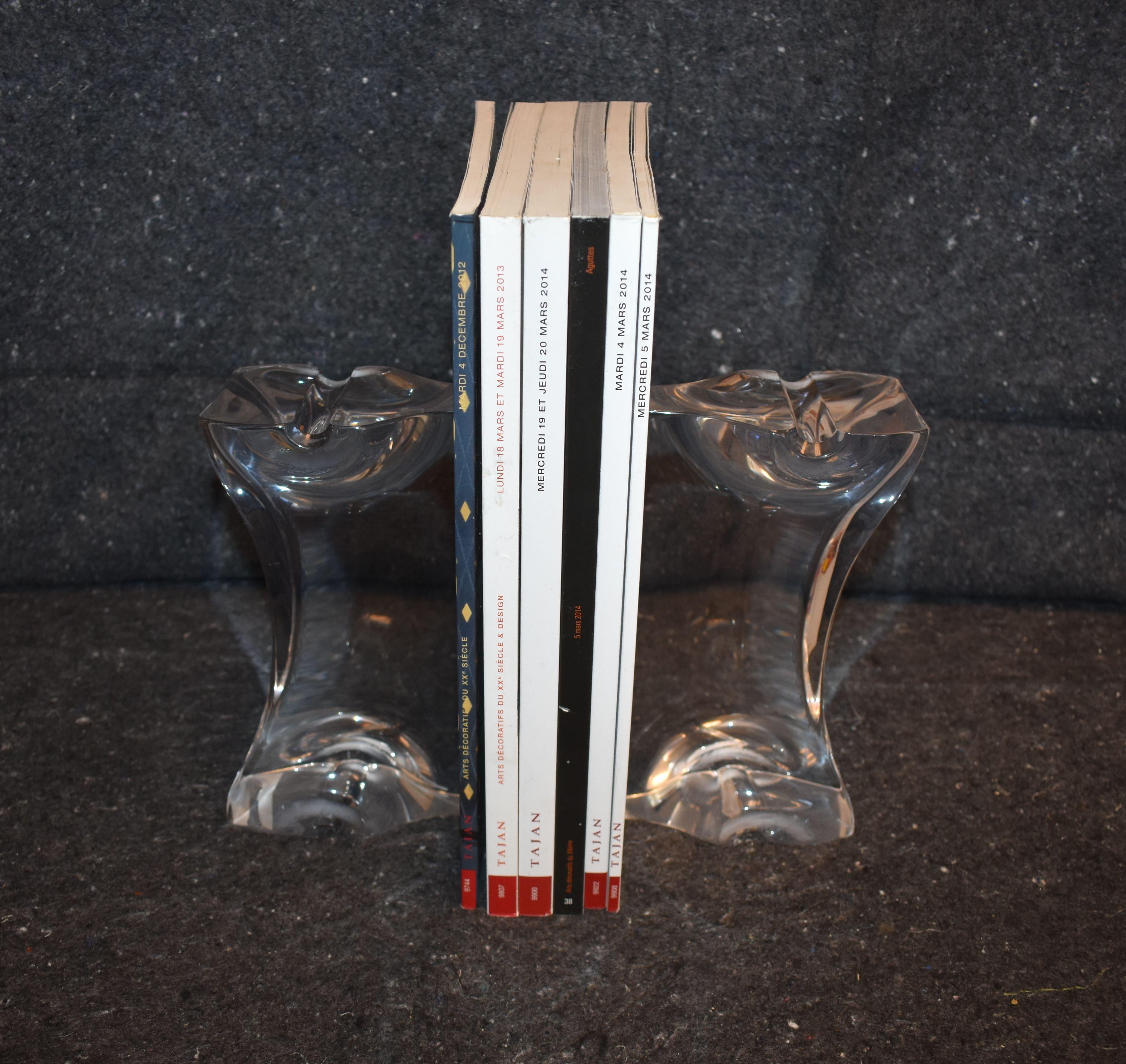 American Pair of Lucite Bookends For Sale