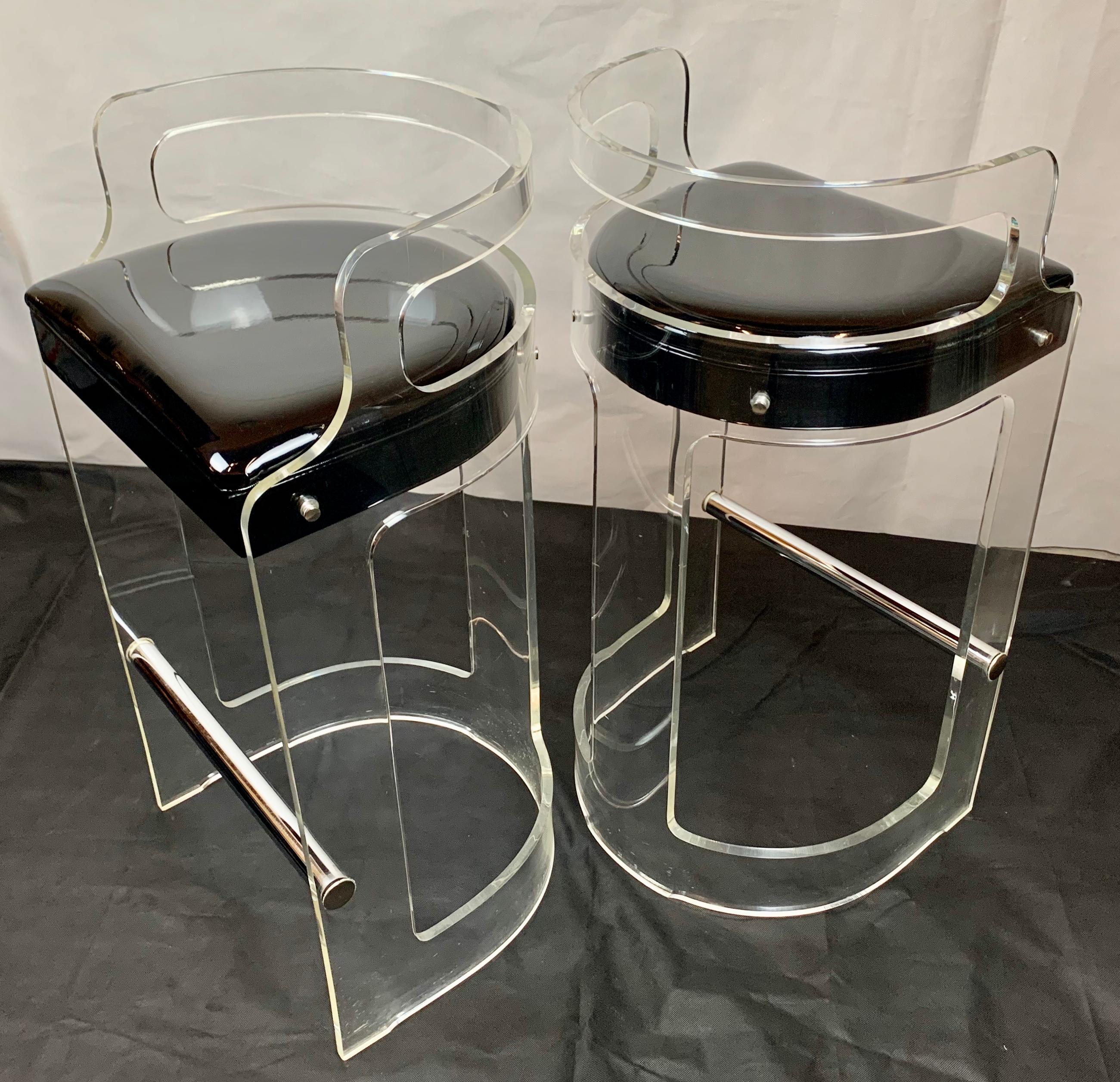 silver bar stools