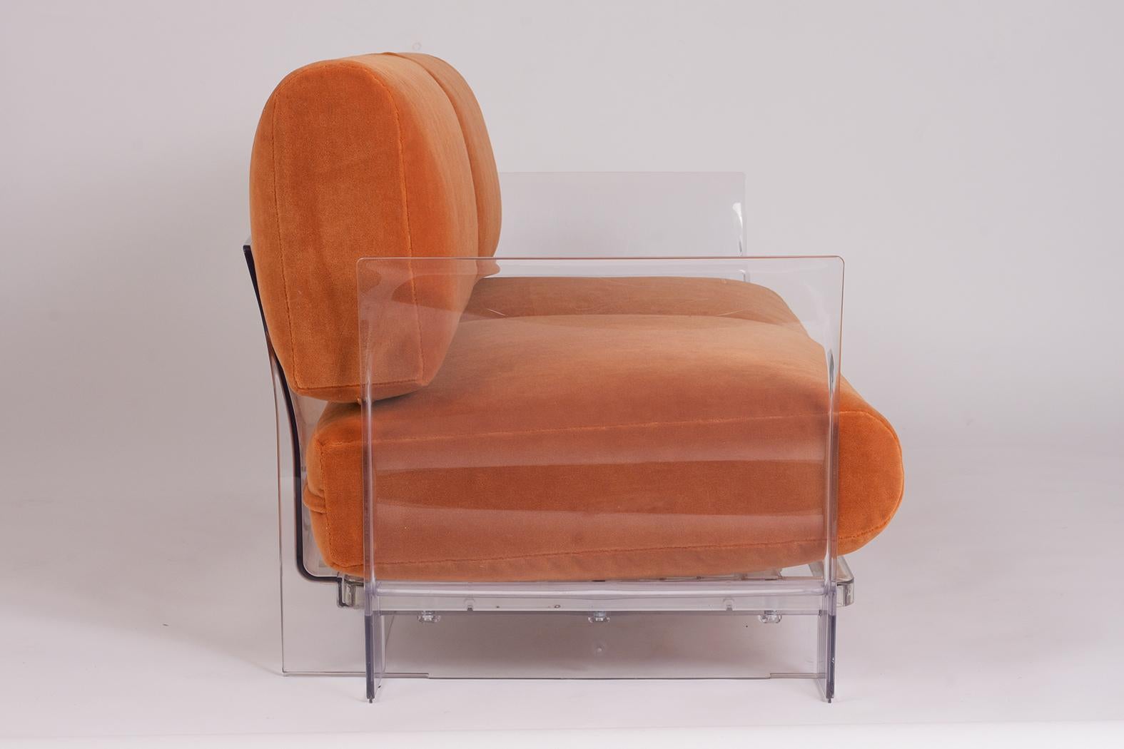 Pair of Lucite Loveseats or Sofas by Piero Lissoni for Kartell 3
