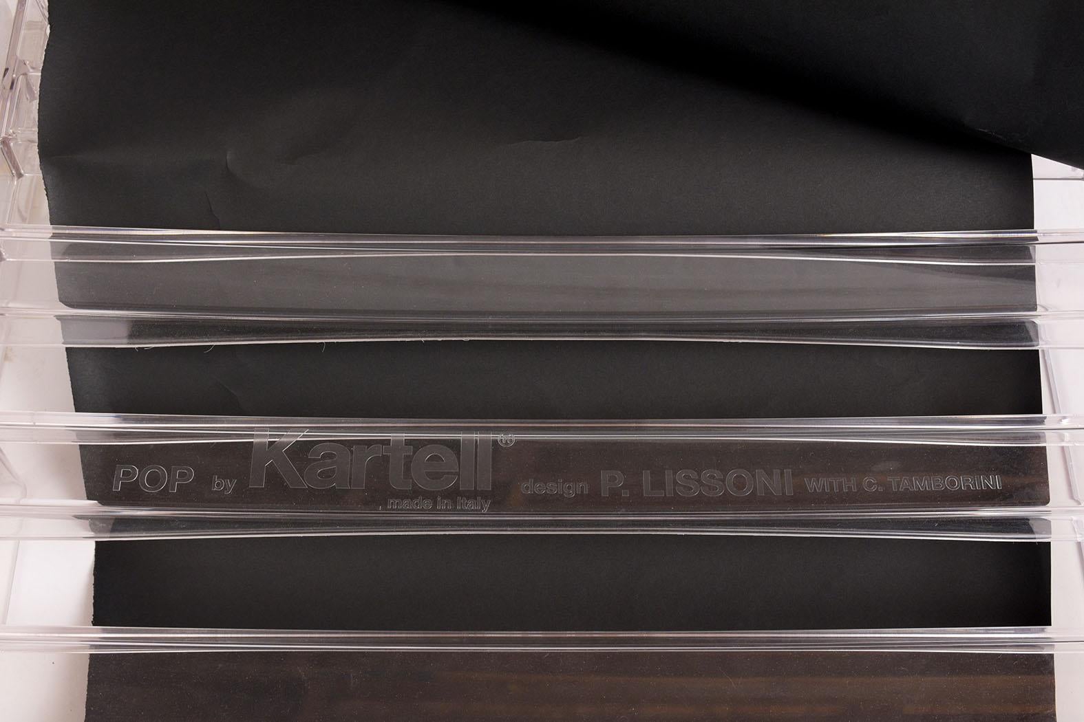 Italian Pair of Lucite Loveseats or Sofas by Piero Lissoni for Kartell