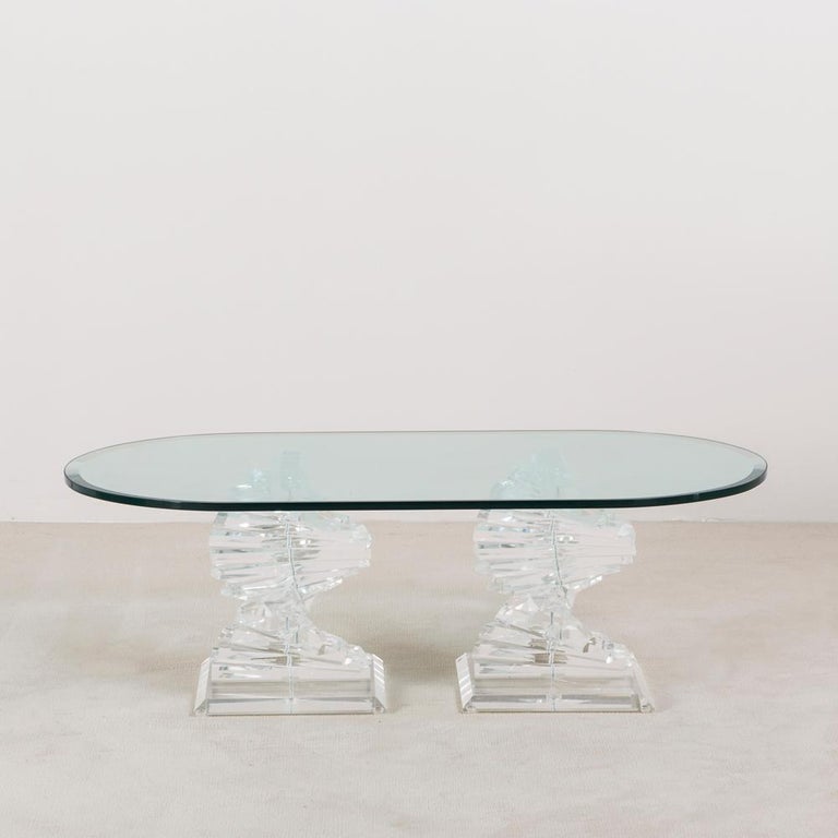 Coffee Table Bases For Sale : Mid-Century Modern Mahogany X-Base Coffee Table For Sale ... - Twisted base glass coffee table and glass corner table.