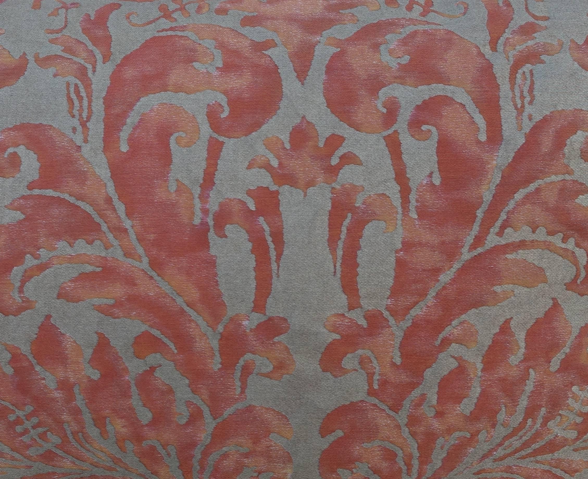 Italian Pair of Lucrezia Patterned Fortuny Pillows