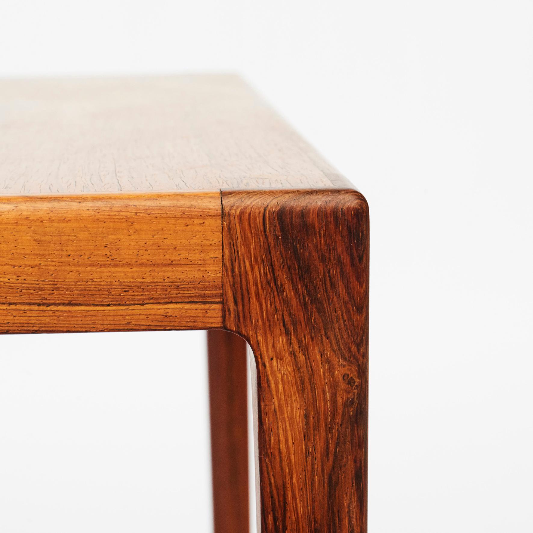 Pair of Ludvig Pontoppidan Danish Modern Rosewood Side Tables In Good Condition In Kastrup, DK