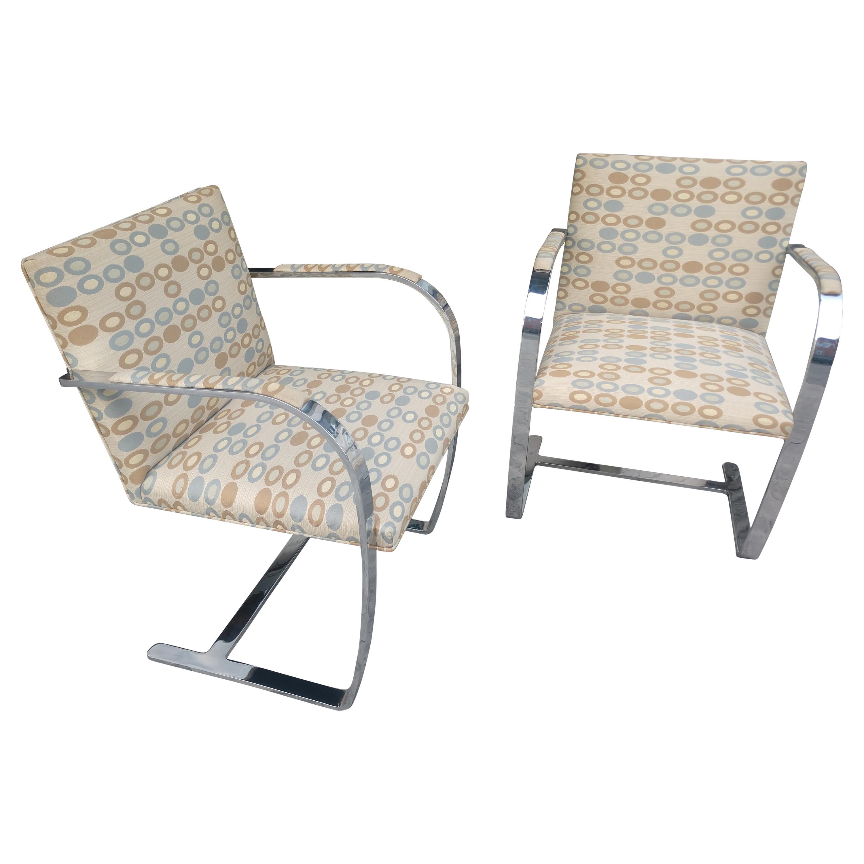 Pair of Ludwig Mies van der Rohe Brno Chairs